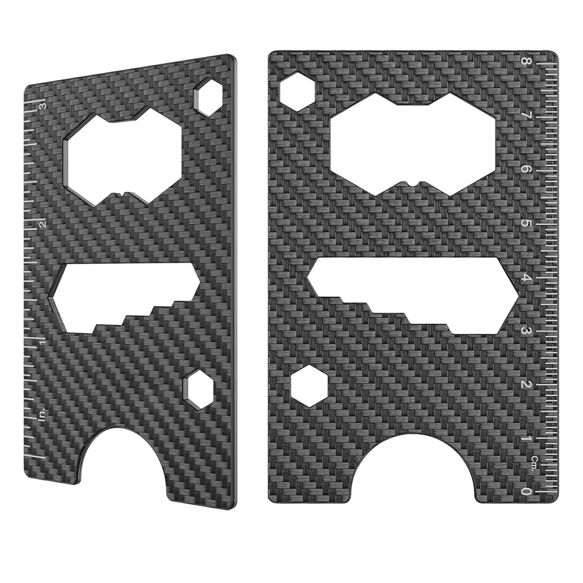 Multitool Credit Card - 12-in-1 Credit Card Multitool with Bottle