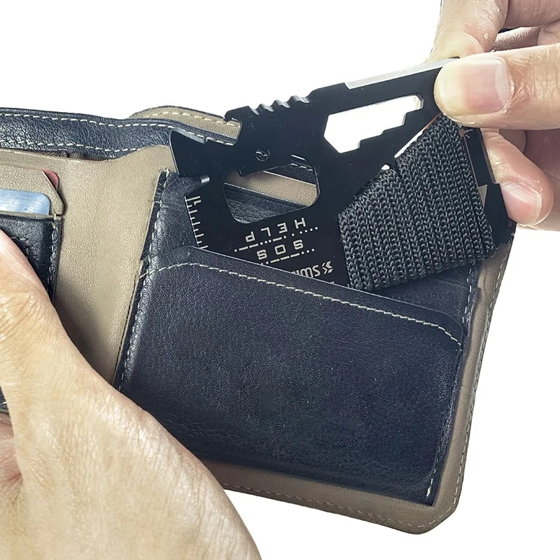 Multitool Credit Card - Stainless Steel Emergency Tool EDC Credit