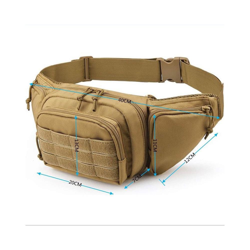 Edc Deep Carry - Tactical Waist Pack Waterproof Hip Bag