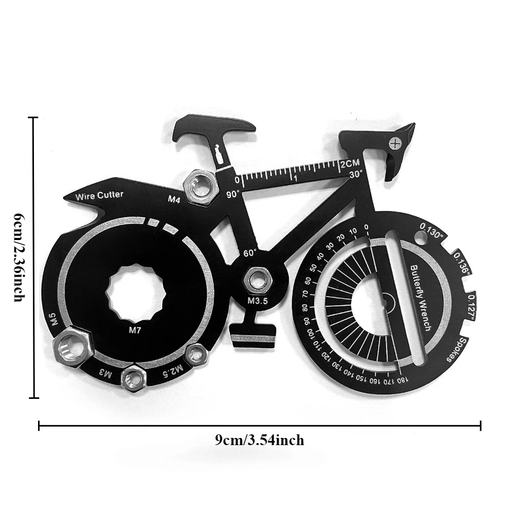 ​​20-in-1 Bicycle Multitool Ca – Multitool Credit Card Bewertung und Preis