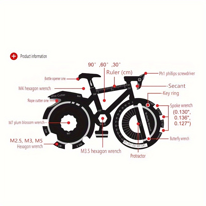 ​​20-in-1 Bicycle Multitool Ca – Multitool Credit Card Bewertung und Preis