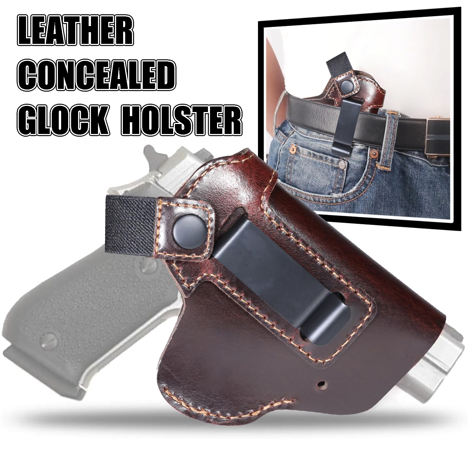 Tactical Leather Concealed Car – Edc Concealed Carry Belt Bewertung und Preis