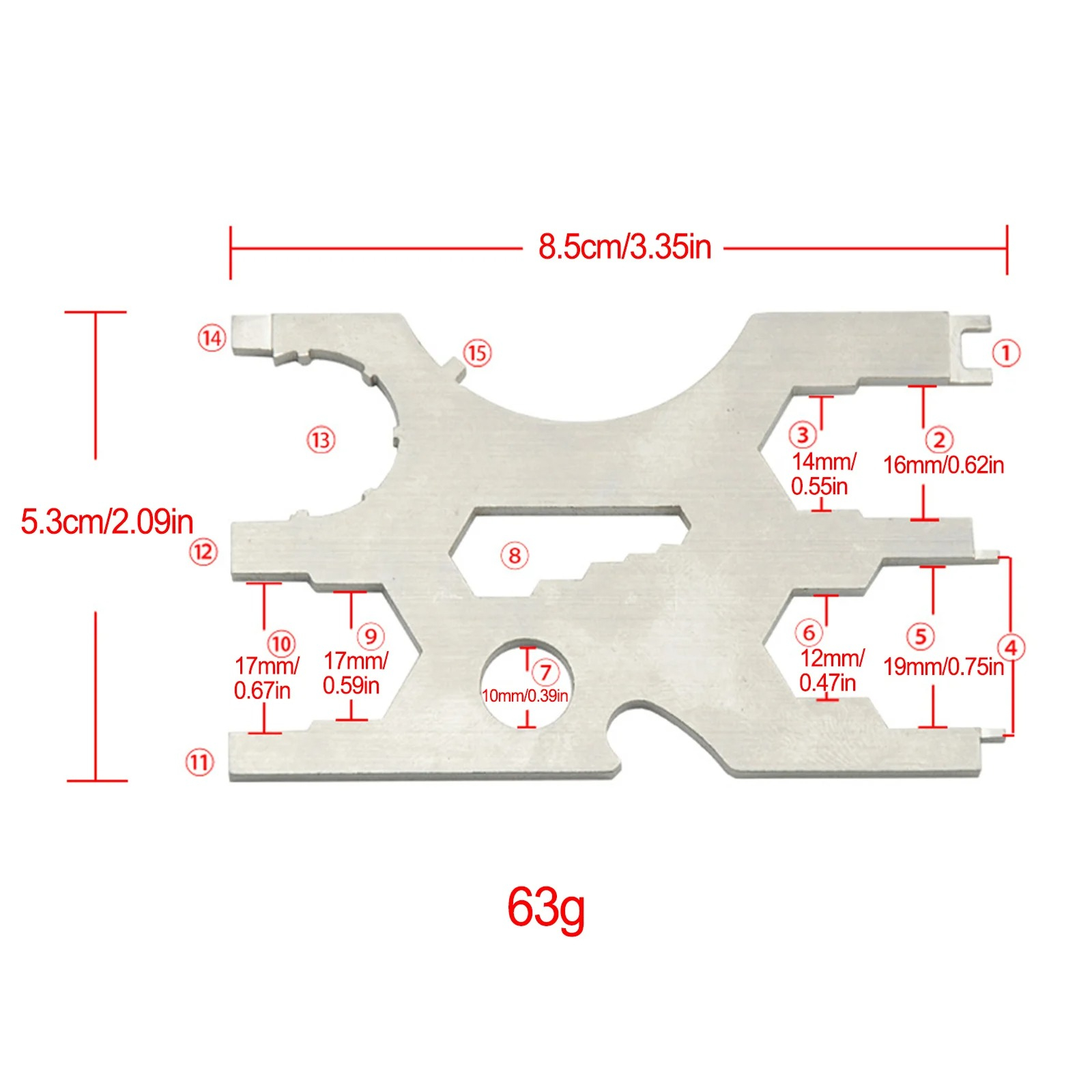 316 Stainless Steel Scuba Divi – Multitool Credit Card Bewertung und Preis