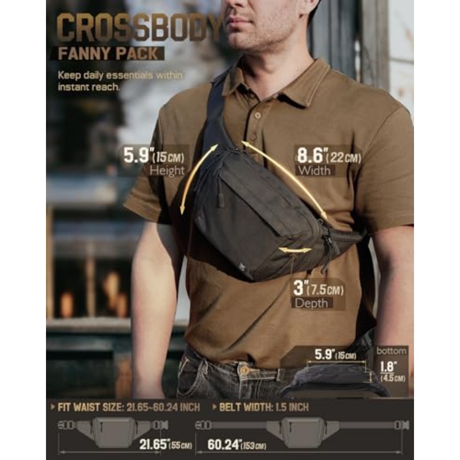Tactical Concealed Carry Fanny – Edc Concealed Carry Belt Bewertung und Preis