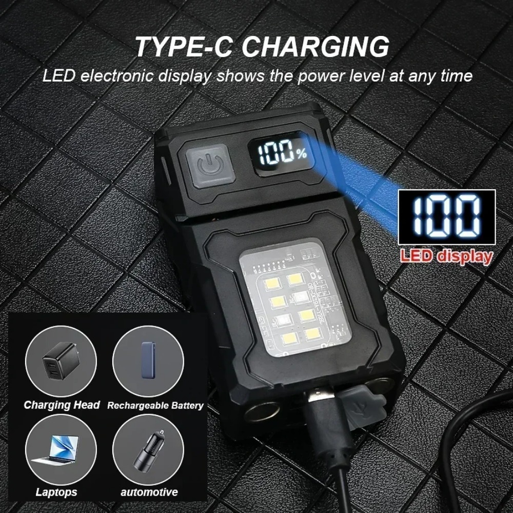 180° Rotatable LED Flashlight  – Keychain Flashlight Bewertung und Preis