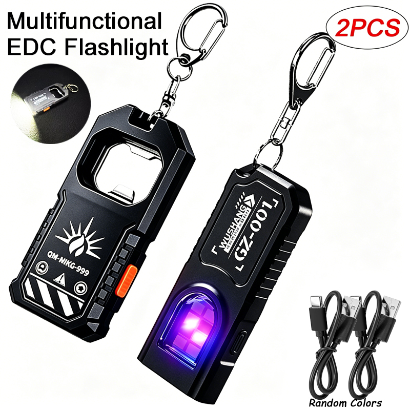 2Pcs Portable LED COB Keychain – Keychain Flashlight Bewertung und Preis