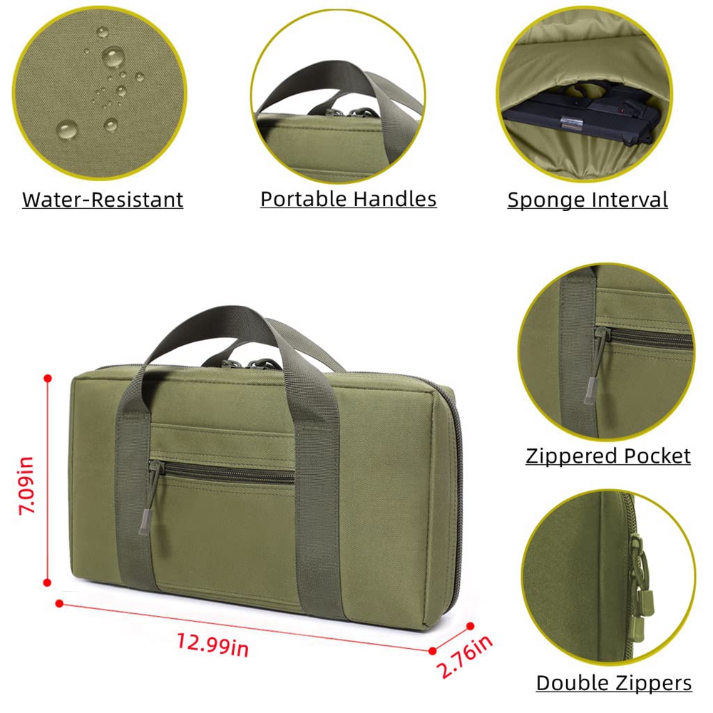 Tactical Pistol Range Bag Gun  – Edc Carry Gun Bewertung und Preis