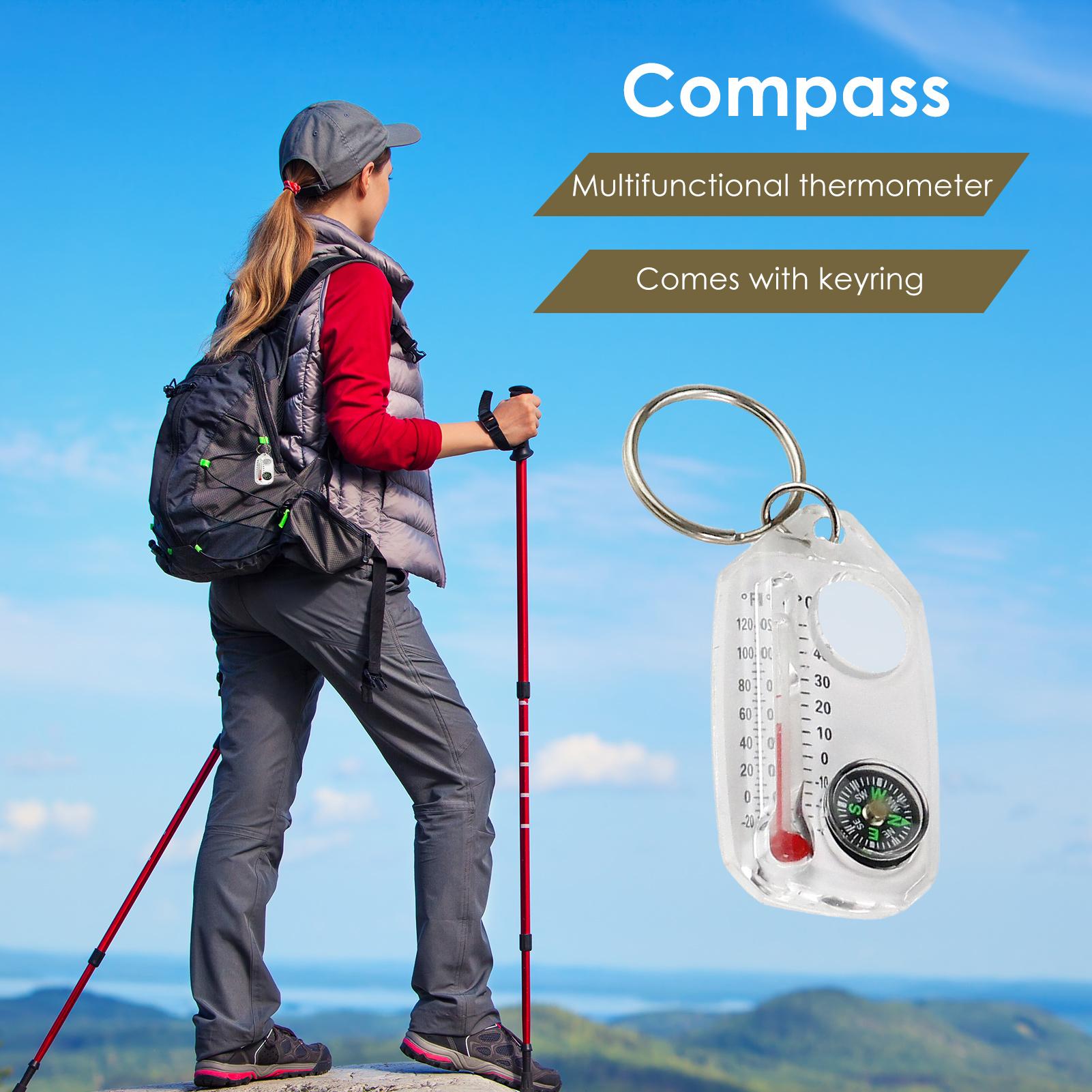 Multi-function Mini Keychains  – Compass Keychain Mini Bewertung und Preis