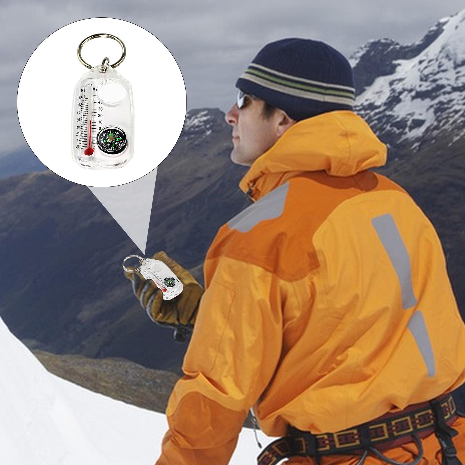 Multi-function Mini Keychains  – Compass Keychain Mini Bewertung und Preis