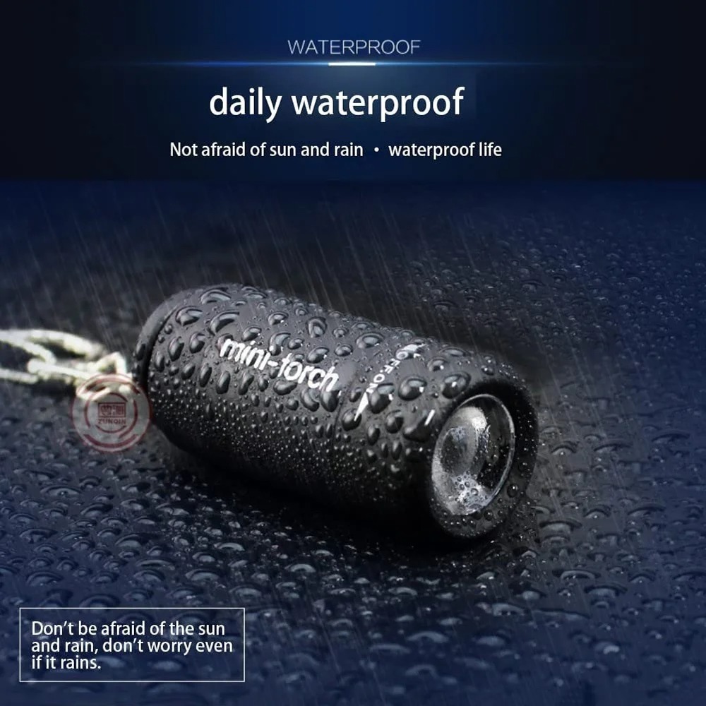 USB Rechargeable Camping Mini  – Keychain Flashlight Bewertung und Preis