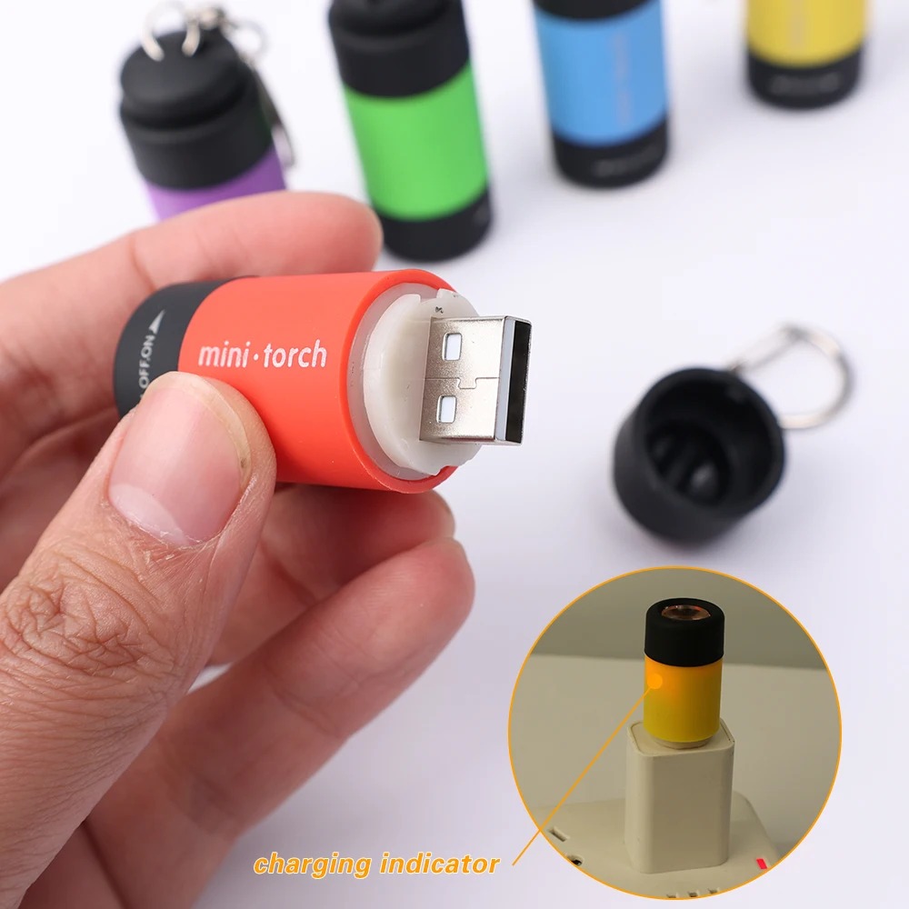 USB Rechargeable Camping Mini  – Keychain Flashlight Bewertung und Preis