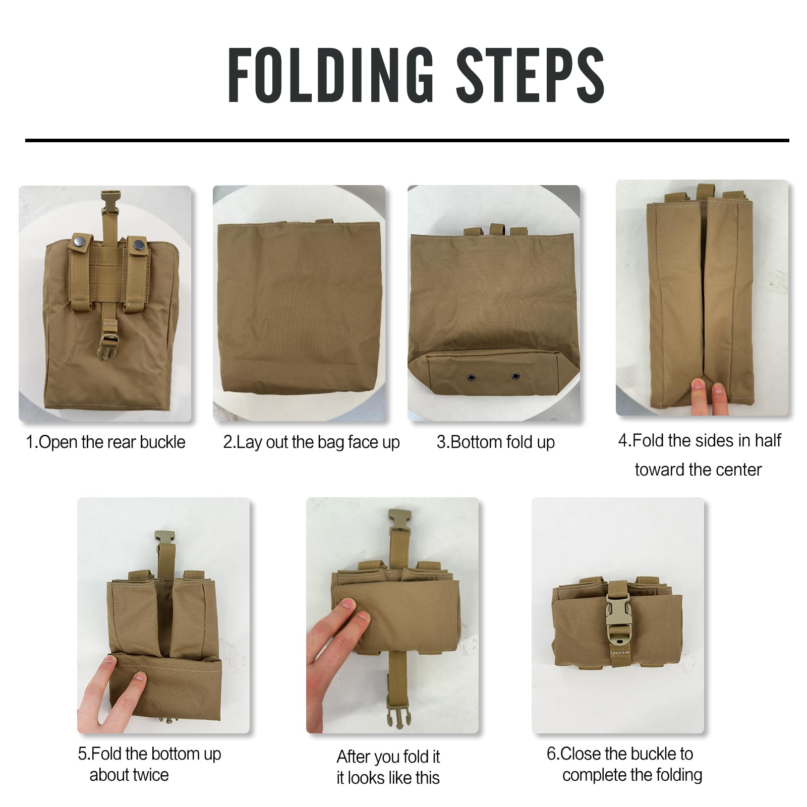 New Molle Folding Dump Drop Ma – Edc Deep Carry Bewertung und Preis