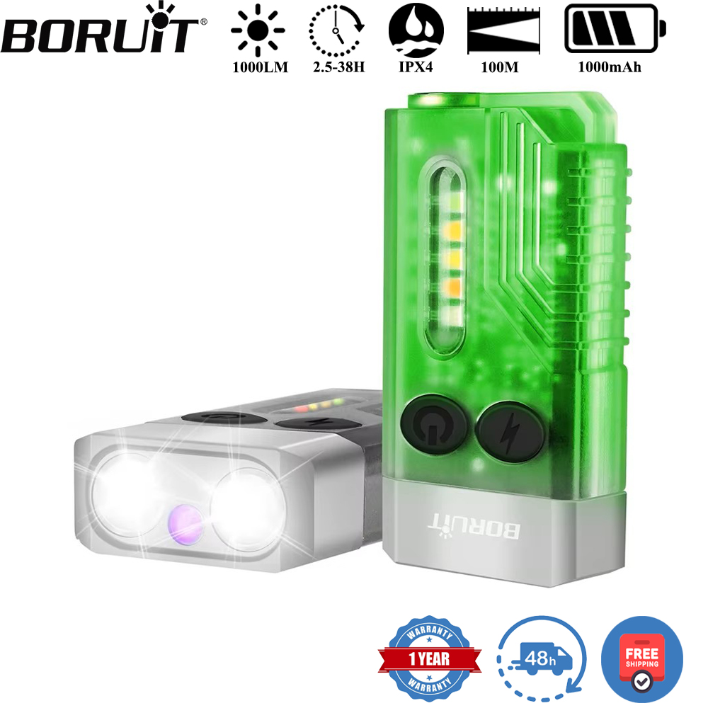 BORUiT V10 Keychain UV LED EDC – Keychain Flashlight Bewertung und Preis