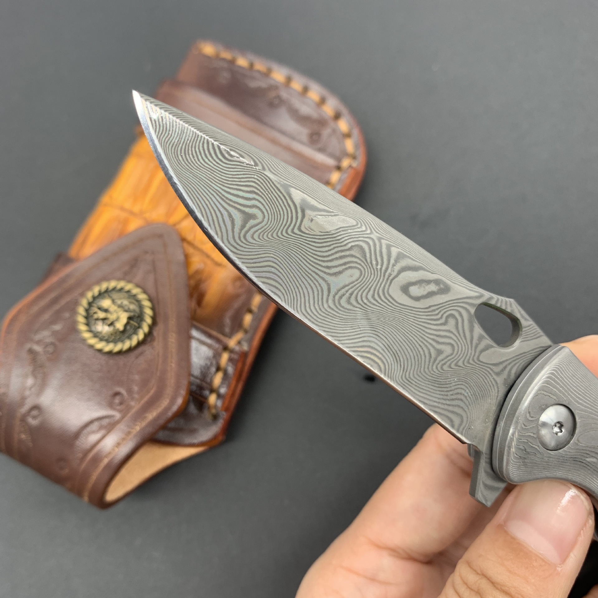 RHON 3.14inch Premium Damascus – Edc Carry Pocket Knife Bewertung und Preis
