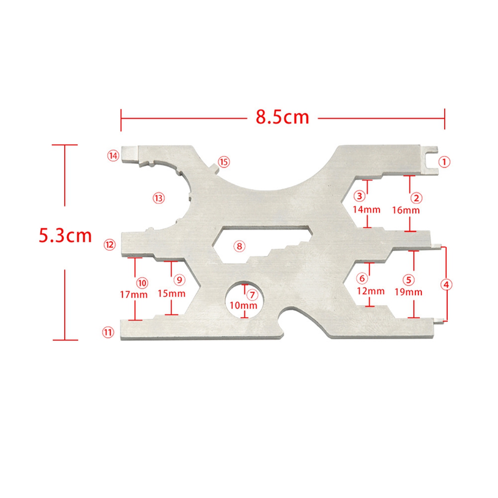 -[Cilae-17R] 316 Stainless Ste – Multitool Credit Card Bewertung und Preis