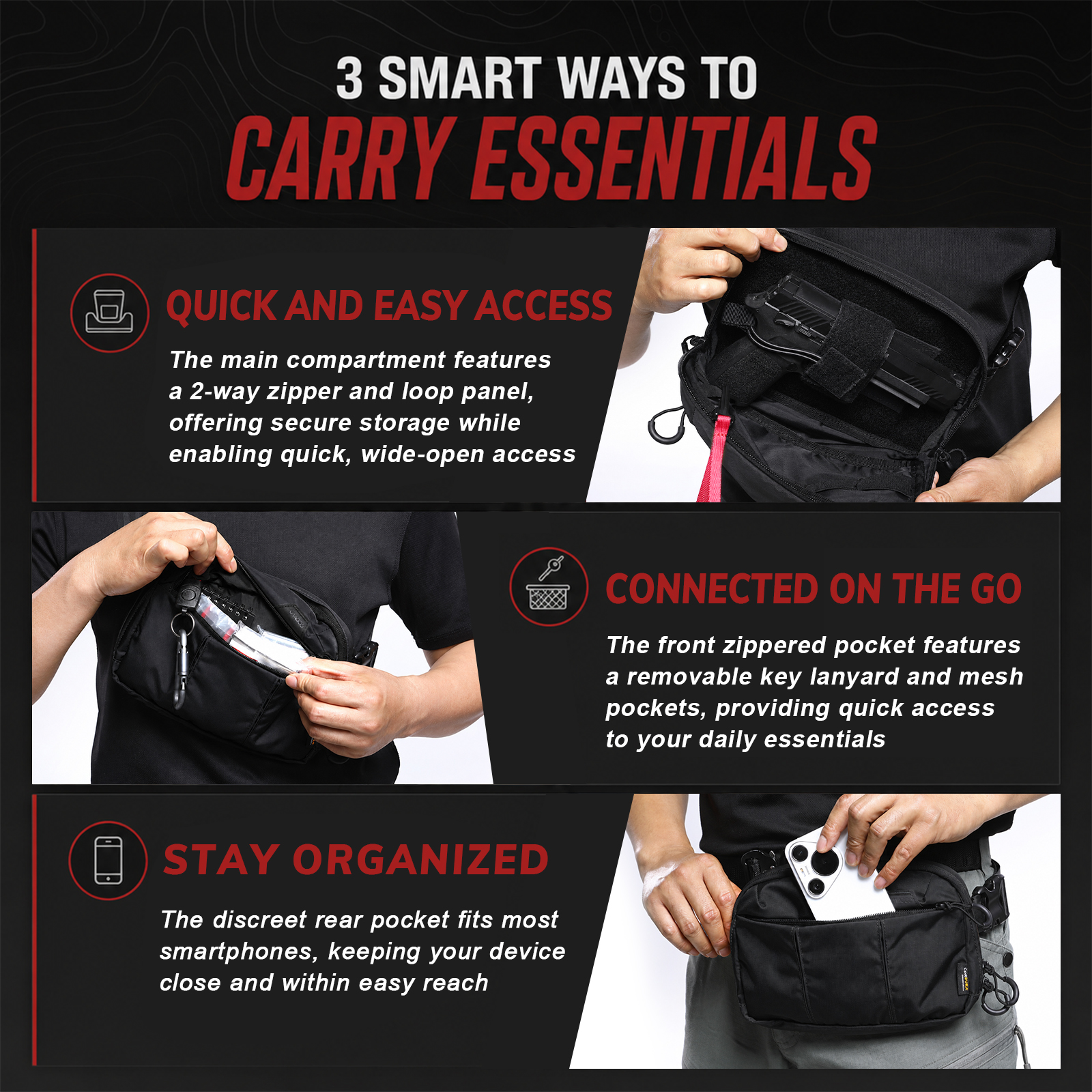 VOTAGOO Tactical Waist Bag Hid – Edc Concealed Carry Belt Bewertung und Preis